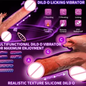 Stretching Swaying Thrust Realistic Penis Vibrator
