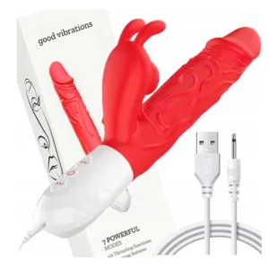 3-in-1 Thrusting, Flapping & G-Spot Vibrator